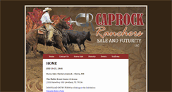Desktop Screenshot of caprockranchers.com